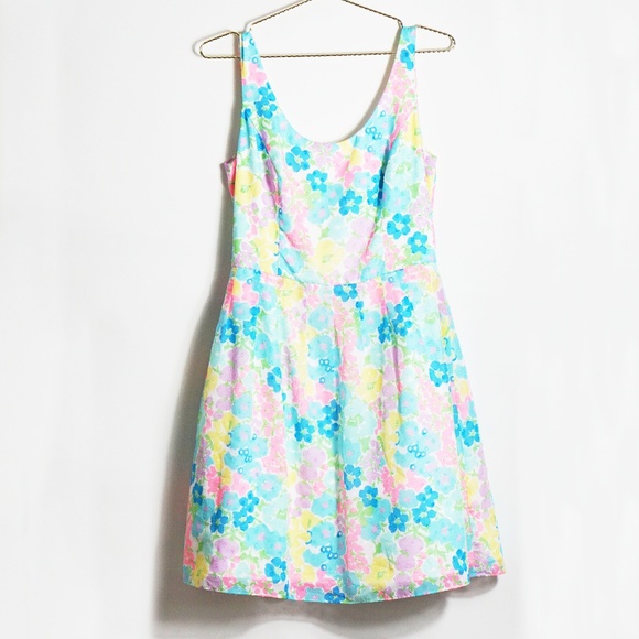 Lilly Pulitzer Dresses & Skirts - Lilly Pulitzer Fit & Flare Floral Dress 8